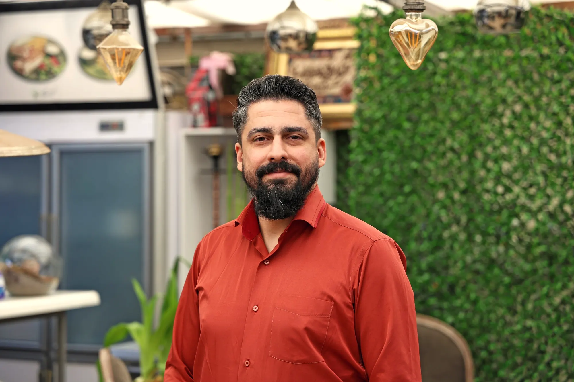 A business owner in his shop